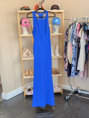 Lulu's Royal Blue Sleeveless Maxi Dress